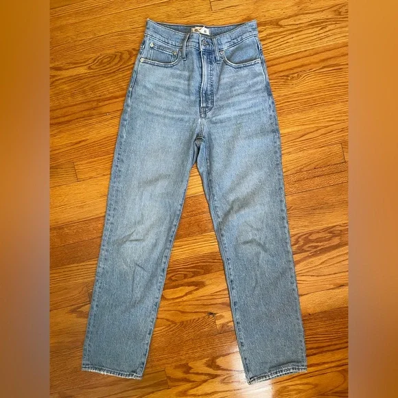 Madewell perfect vintage straight Jean in hoye wash - Picture 6 of 9